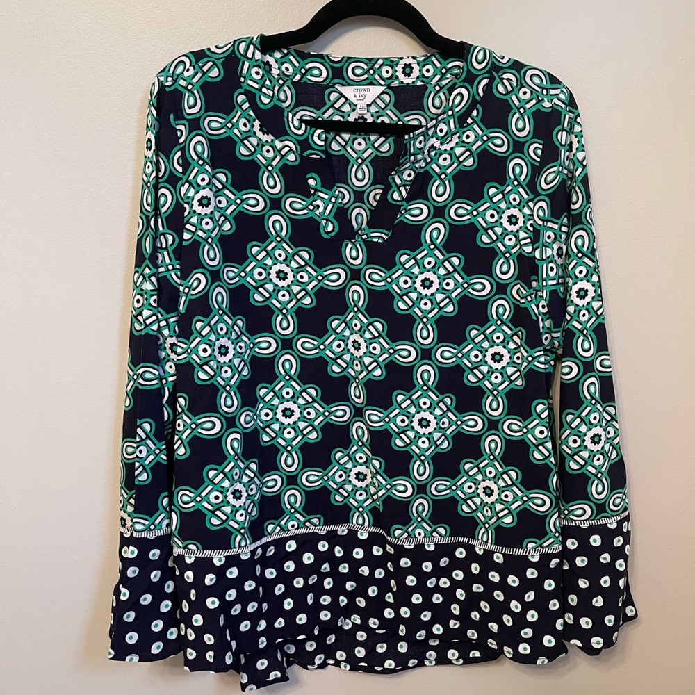 Crown & Ivy Flowy Blouse